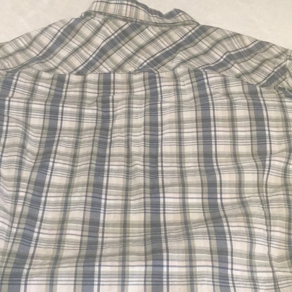 Brut & Bridle mens plaid shirt sleeved button front collared shirt snaps size 1X - Picture 5 of 5